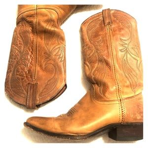 Leather Route 66 Cowboy Boots